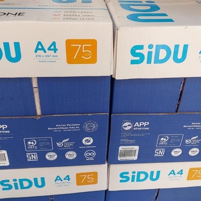 

kertas a4 75gr sidu hvs