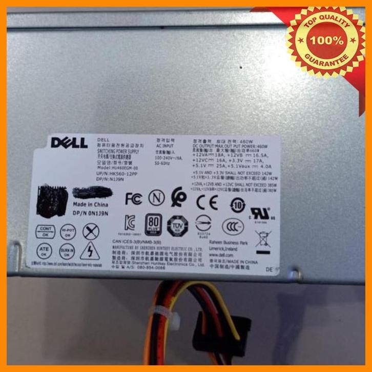 [snc] power supply dell op 3060 5060 7060 prec 3630 mt 0n1j9n 460w original