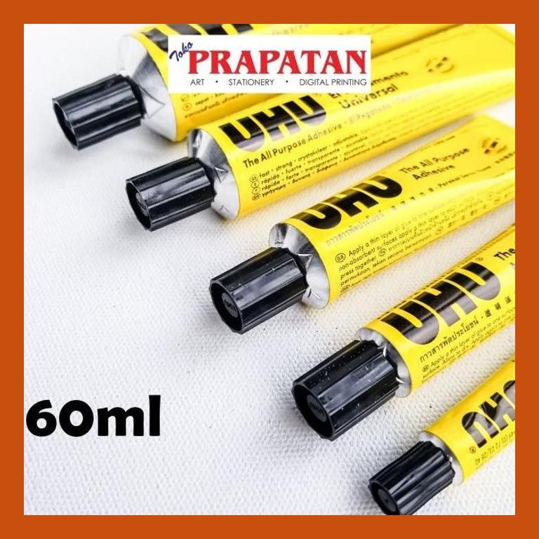 

[ PERALATAN LUKIS / GAMBAR ] LEM UHU CAIR 60ML / ALL PURPOSE ADHESIVE PACKING AMAN