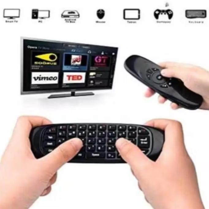 Mini Keyboard Wireless C120 Air Mouse Wireless 2.4G New Stok