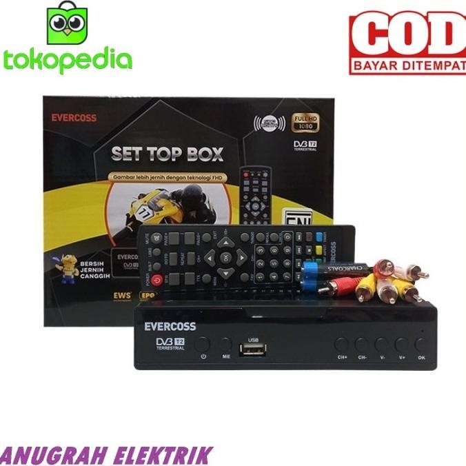 Evercoss Set Top Box STB Mega Box Megabox Garansi Resmi - STB MEGABOX