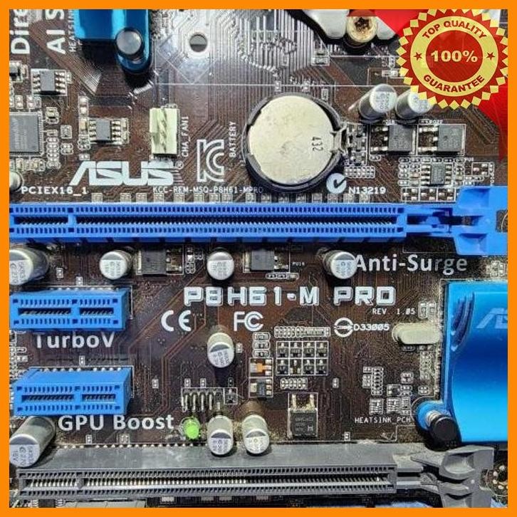 [snc] motherboard asus p8h61-m pro lga 1155 ddr3 intel h61 no backpanel