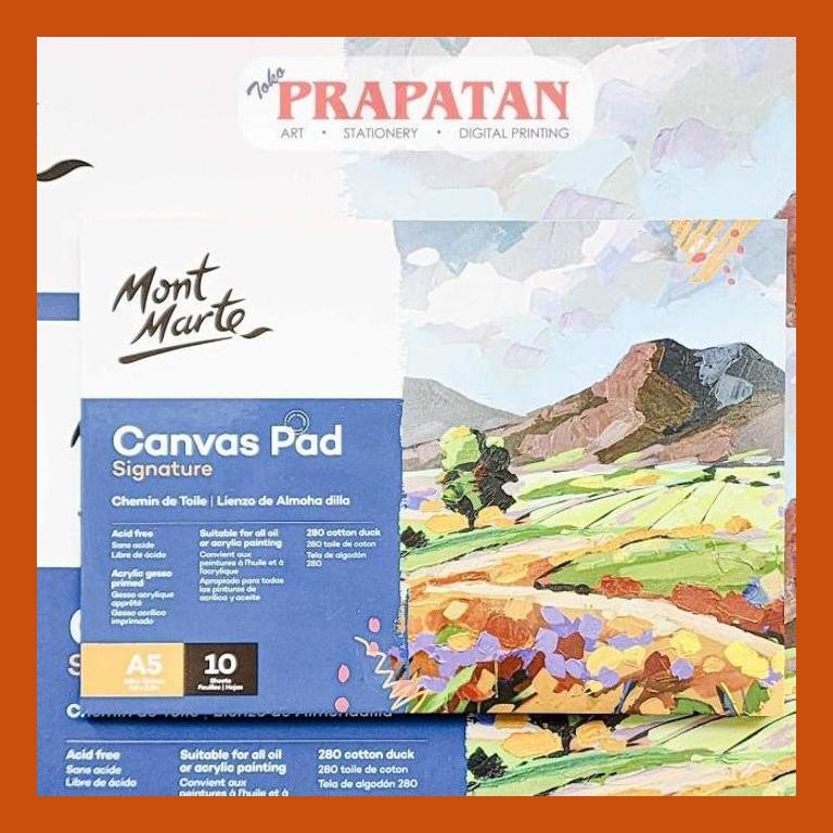 

[ PERALATAN LUKIS / GAMBAR ] MONT MARTE CANVAS PAD | BUKU CAT AKRILIK COD