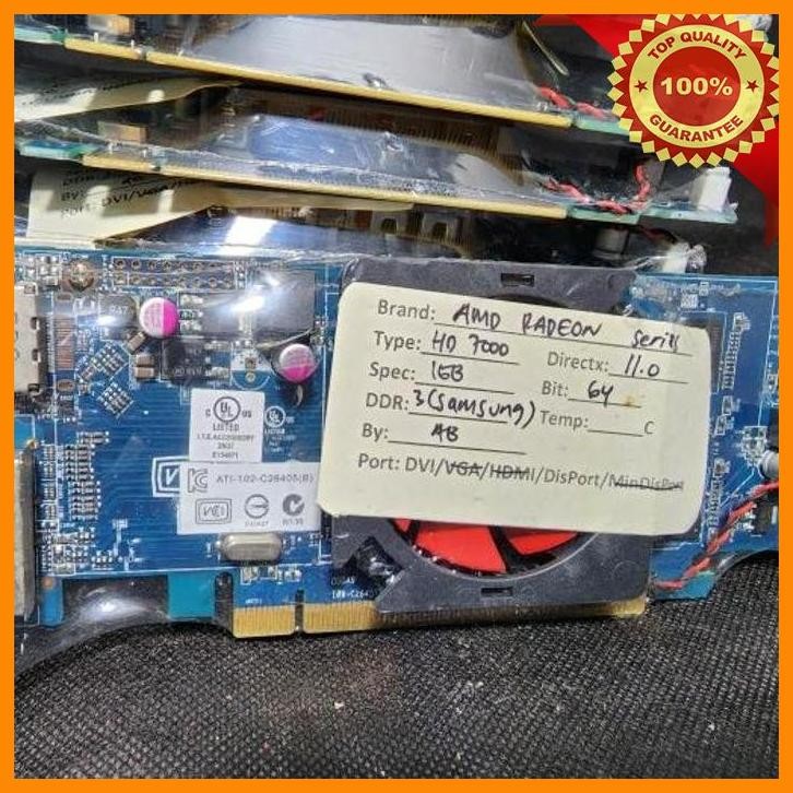 [snc] vga card amd radeon hd 7000 series |1gb| ddr3| 64bit dvi dp