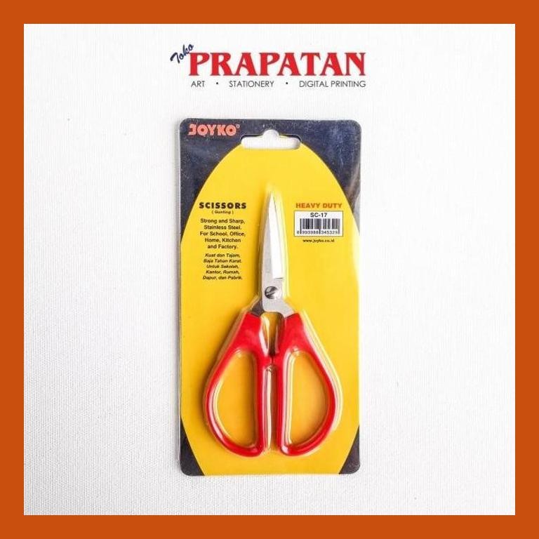 

[ PERALATAN LUKIS / GAMBAR ] GUNTING JOYKO SC-17 HEAVY DUTY / SCISSORS COD