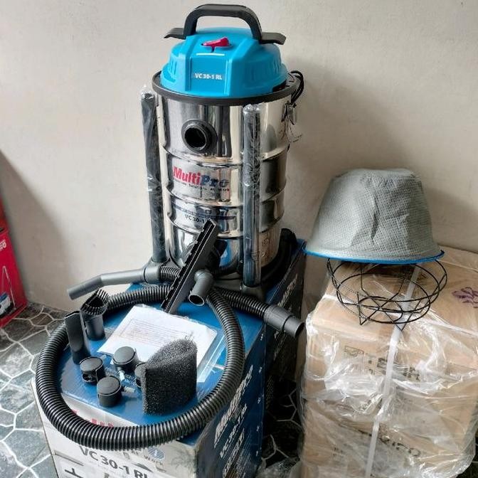 VACUUM CLEANER 30 LITER MULTIPRO VC 30-1 RL WET DRY VAKUM TABUNG VC30 BASAH KERING MESIN SEDOT DEBU 