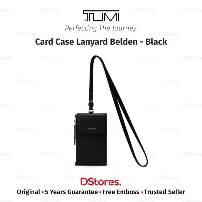 

TERBARU - TUM I Card Case Lanyard Belden - Black