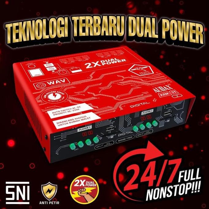 TERLARIS - amplifier mesin walet AUDAX AXM11 / AXM 11 versi terbaru