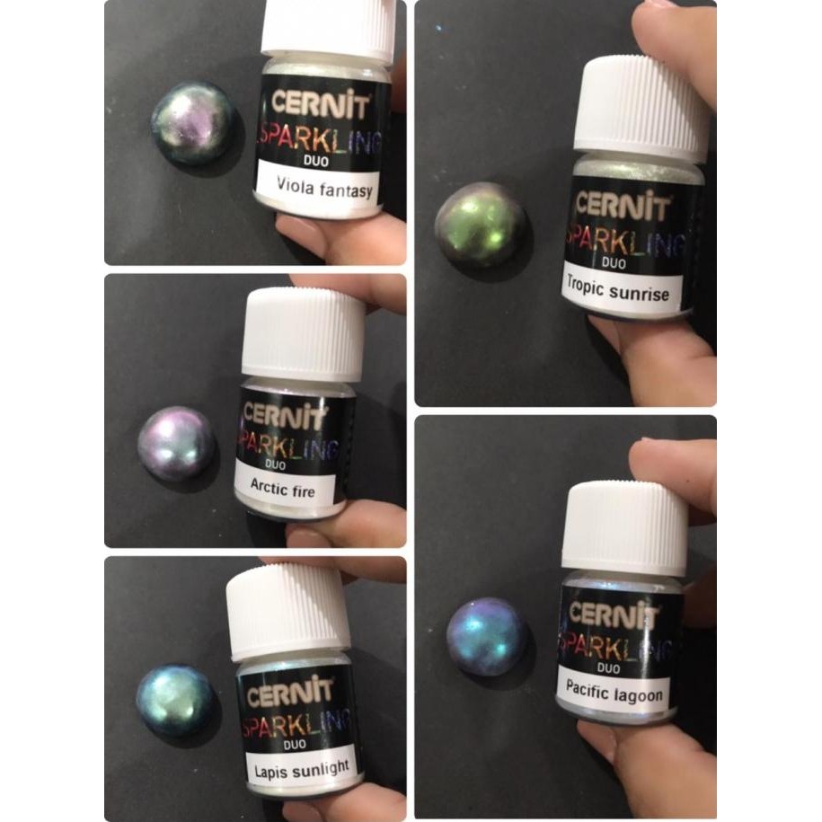 

CO cernit duo metallic powder chameleon bubuk metalic pigmen