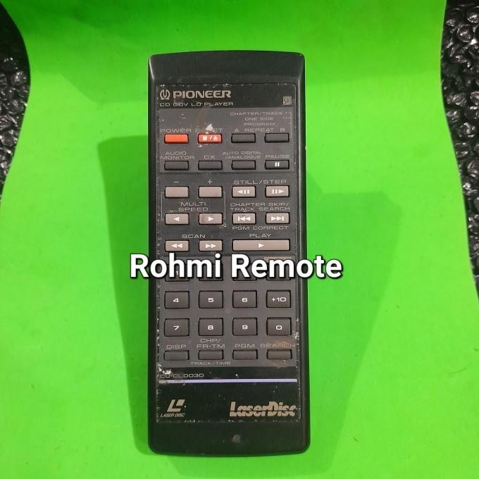 REMOTE REMOT DVD LD PLAYER PIONEER LASER DISC CU-CLD030 ORIGINAL 1304T