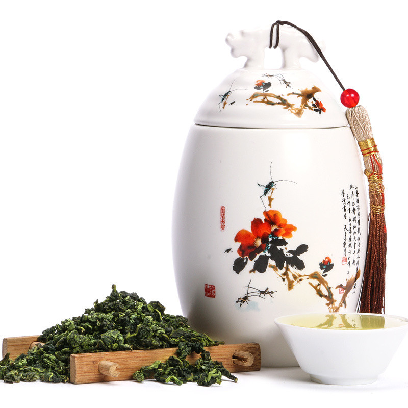 

Tieguanyin Oolong Tea Ceramic Jar Packaging