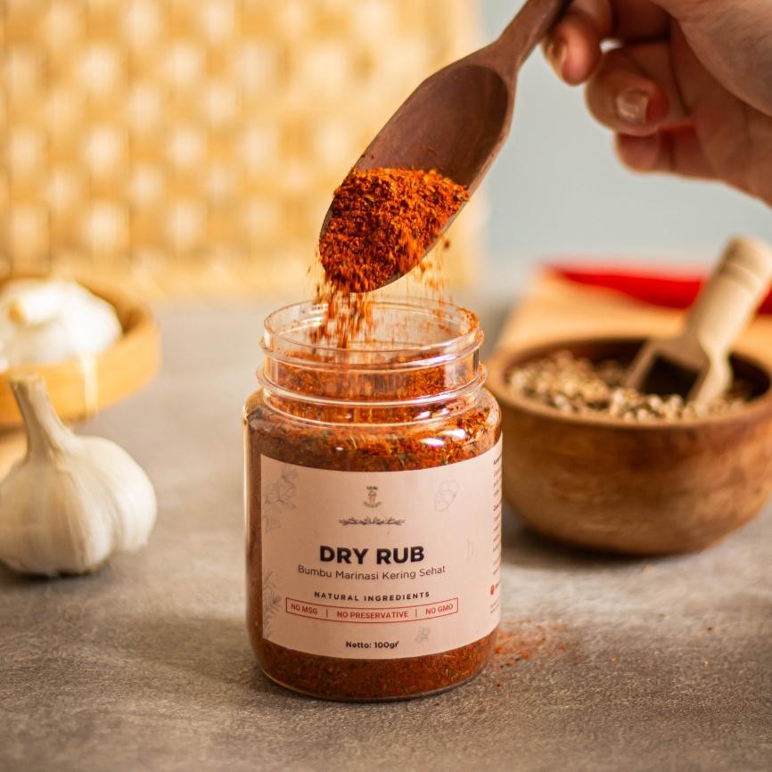 

Tani Organic Dry Rub Bumbu Marinai Erba Guna Rendah Lema Pice Cajun Eaoning Bbq Grill 100 Gram Houe Blend Dry Rub Bumbu Marinai Tani Organic
