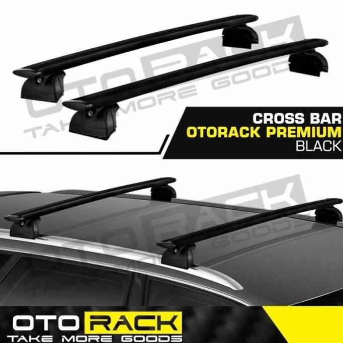 Otorack Cross Bar Sporty Pro Tour Premium Adventure Crossbar Kaki Rack Mobil Jepit Body Roof Rail Al