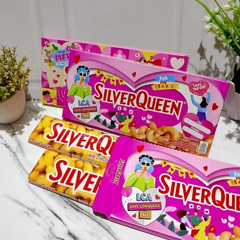 

gd-8 Coklat Silverqueen special edition valentine isi 2pcs Hemat