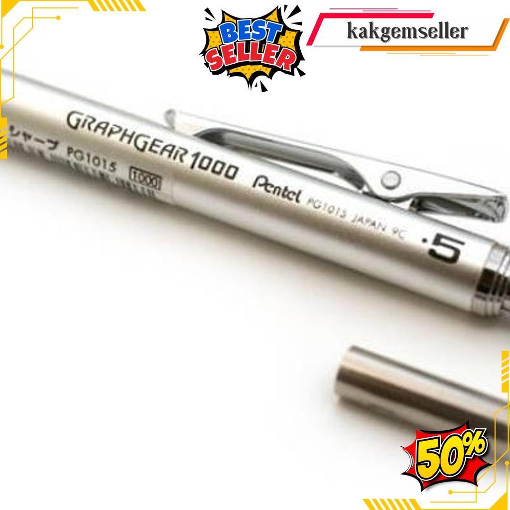 

Pentel Graph Gear 1000 Pencil, Mutiara Drafting Berkualitas Terlaris