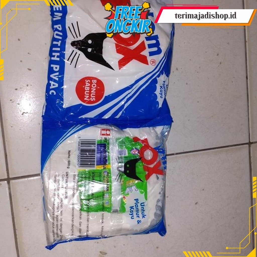 

Lem Fox Pvac Putih 600 Gram / Lem Slime / Lem Kertas /Lem Kayu Siap Kirim