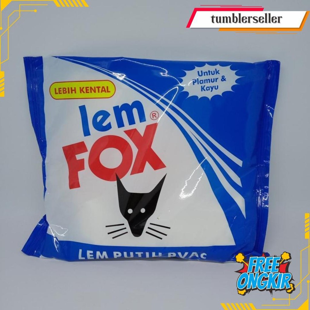 

Lem Fox 350 Gram Plastik 350Gram Lem Pvac Putih Fox 350 Gram / Lem Fox Biru Lem Kayu Fox Siap Kirim