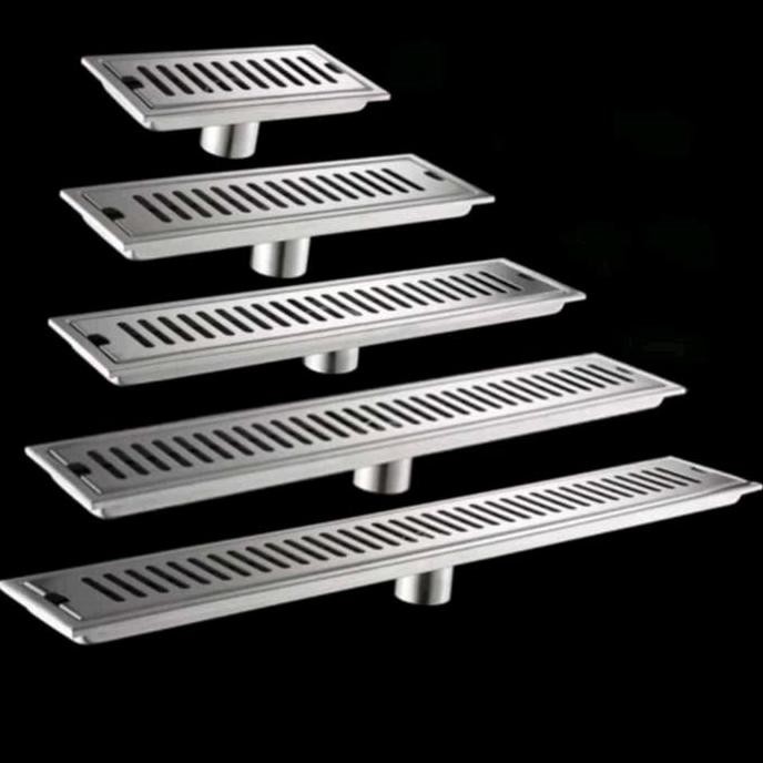 Floor drain garis kotak panjang stainless / Floor drain panjang