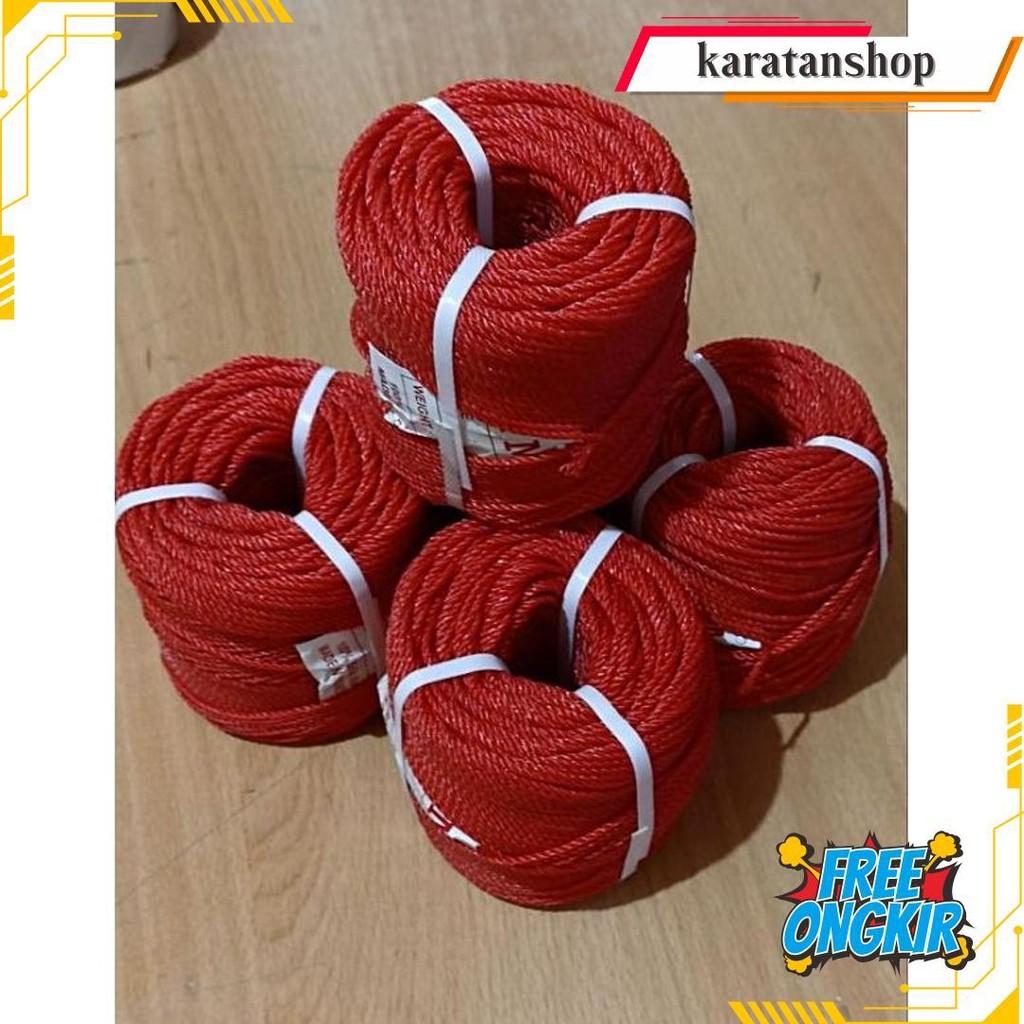

Tambang 2 Mm Per Rol, Panjang 100 Meter Terlaris