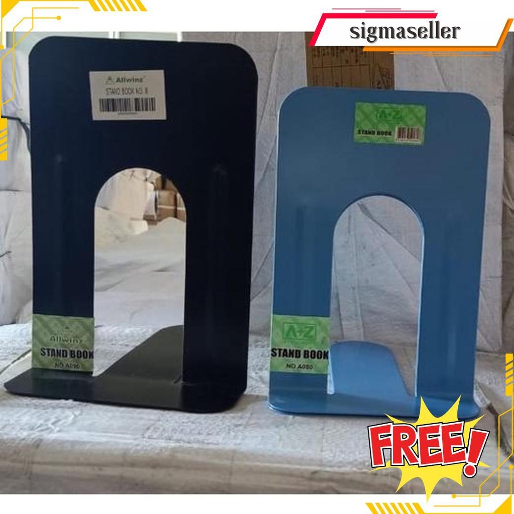 

Stand Buku / Penyangga Buku / Bookstand Merk A+Z Type 8" No. 7 (Harga Untuk 1 Set) Bisa Cod