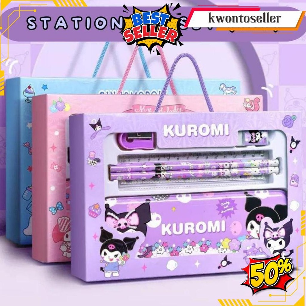 

Alat Tulis Anak Set Stationery Untuk Hadiah Anak Sekolah Motif Kareter Lucu / Alat Tulis Set Karakter Kado Notes Kotak Pensil Rautan Penggaris Penghapus Gratis Ongkir