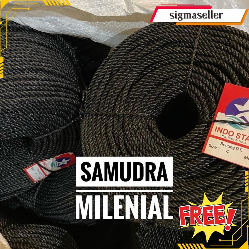 

Tali 4Mm / Tali Tambang 4Mm Pe 1 Rol Murah Terlaris