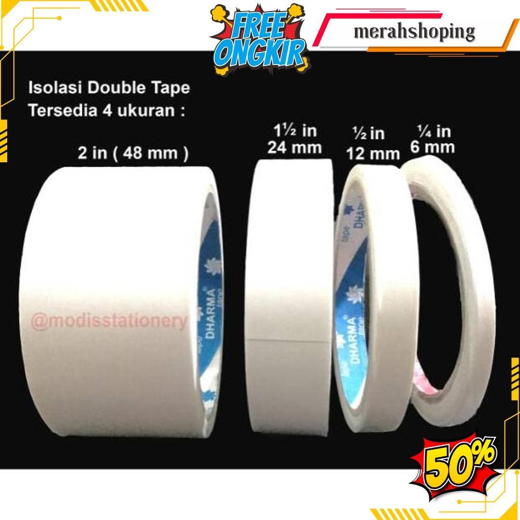 

Isolasi Double Tape Original Produk