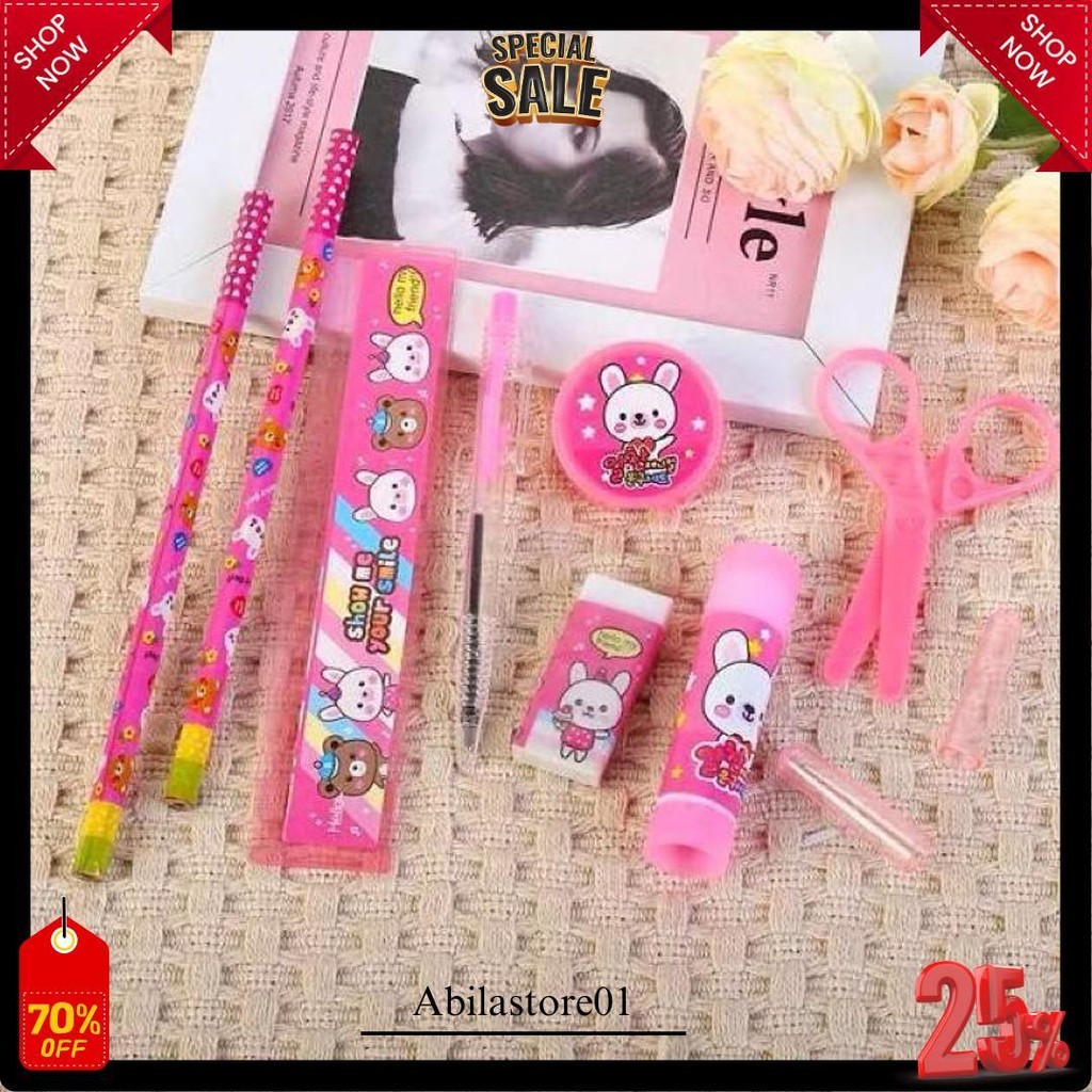 

Stationary Set 9 In 1 Alat Tulis Set Sekolah - Toserbazaar Terlaris