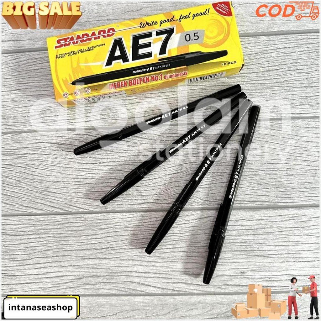 

Selusin ( 12 Pcs ) Pulpen Standard Ae7 Bisa Cod