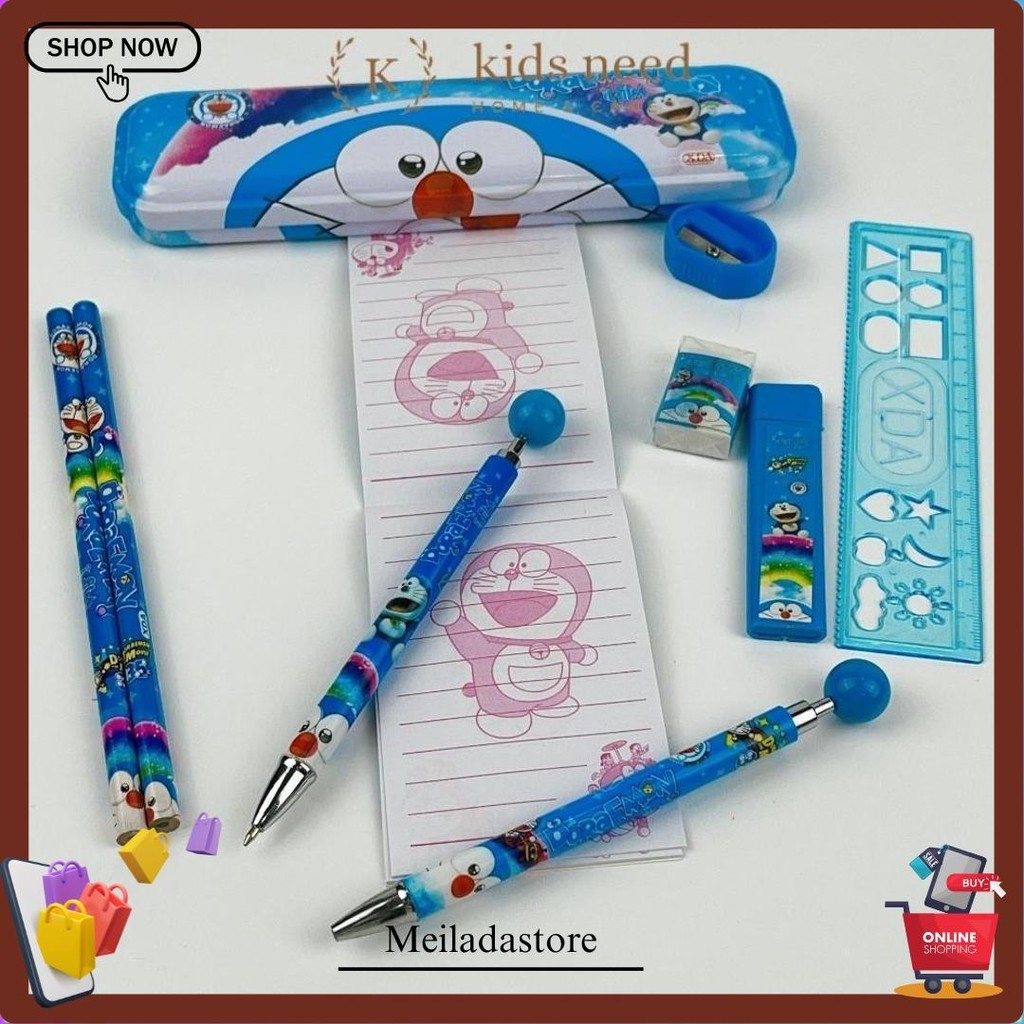 

Paket Alat Tulis 10 In1 / Alat Tulis Set Karakter / Stationery Set Lucu Hadiah Cod