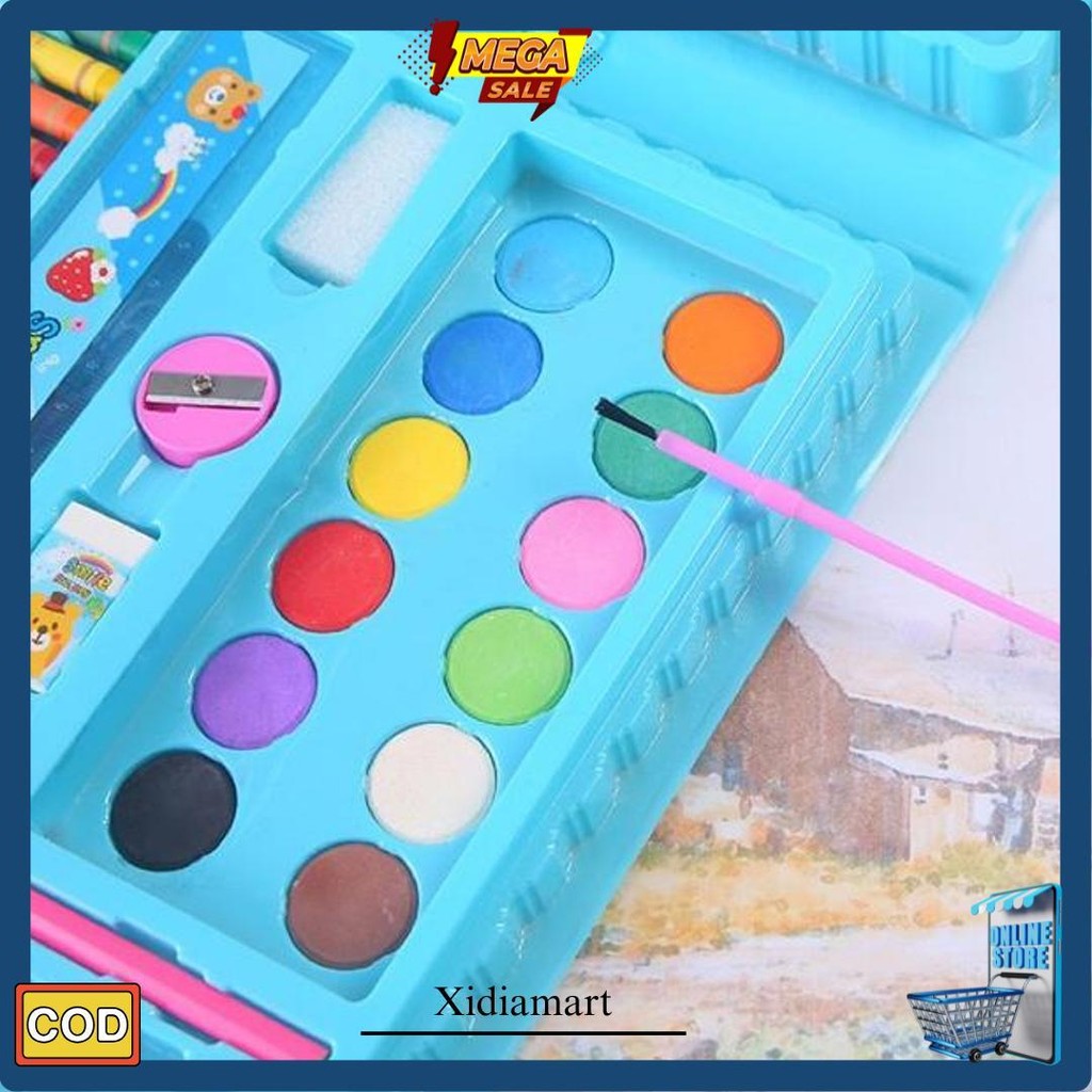 

Stationary Set Isi 86 Pcs Pensil Crayon Warna Cat Air / Perlengkapan Sekolah Menggambar Anak / Alat Warna Termurah Banget