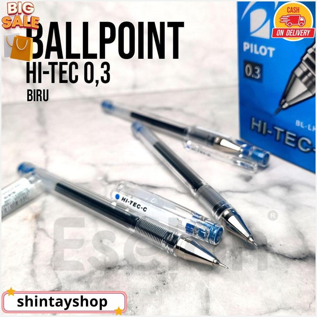 

1Buah Pulpen Pilot Hi-Tech 0.3 Asli / 1Biji Pilot Hi-Tech Bisa Cod