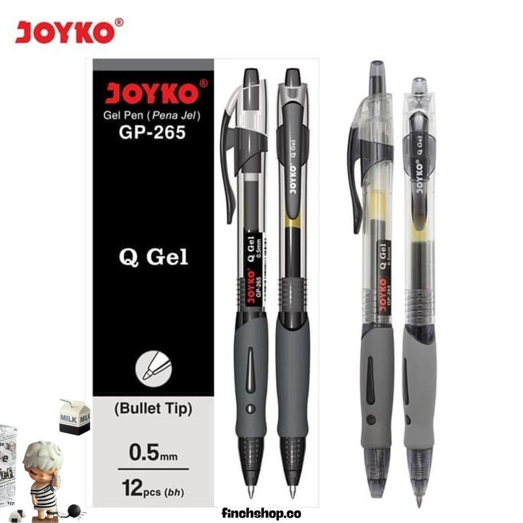 

Pulpen Joyko Gel Cetek Q Gel Gp-265 (1Pak -12Pcs) Sale