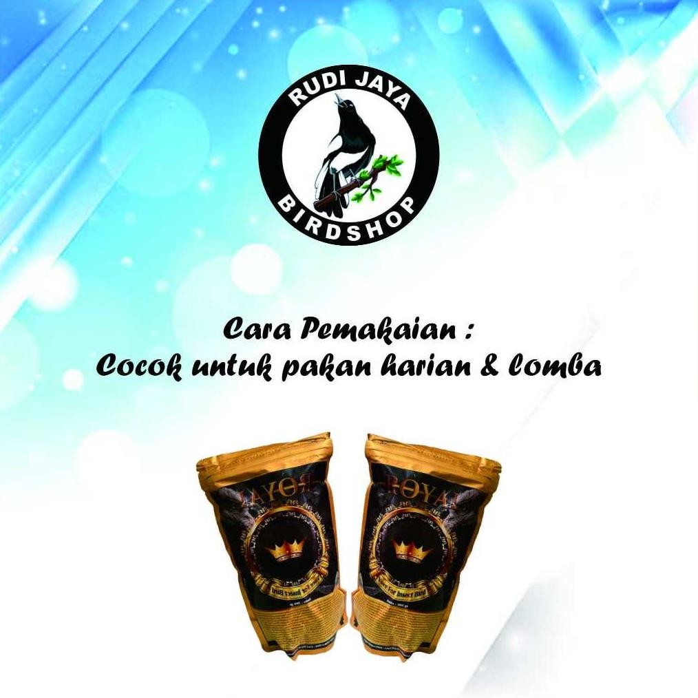 LNB-1217 VOER ROYAL BESAR 300GRAM PAKAN MAKANAN KHUSUS BURUNG PEMAKAN SERANGGA PROTEIN TINGGI TANPA 