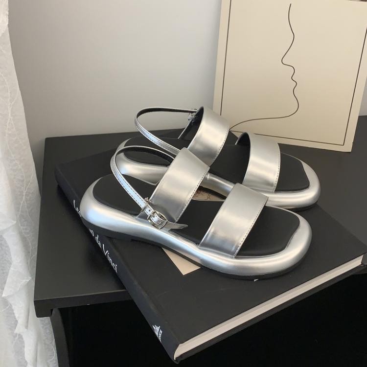 BYP-27 RM02 - Sandal Wedges Fashion Wanita Tali Gesper Murah