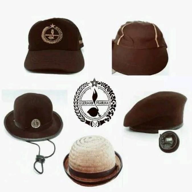 Murah Topi Pramuka Bentuk Beret Baret Tni Koboi Pet