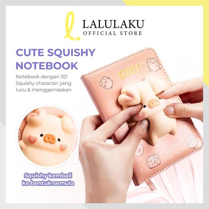 

Diskon!! Buku Notes 3D Squishy Book Notebook Agenda Buku Catatan Anak Buku Tulis Diary