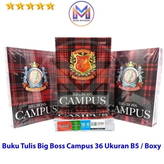 

Promo!! Buku Tulis Big Boss Campus Isi 36 Lembar Ukuran B5 / Boxy Campus 36