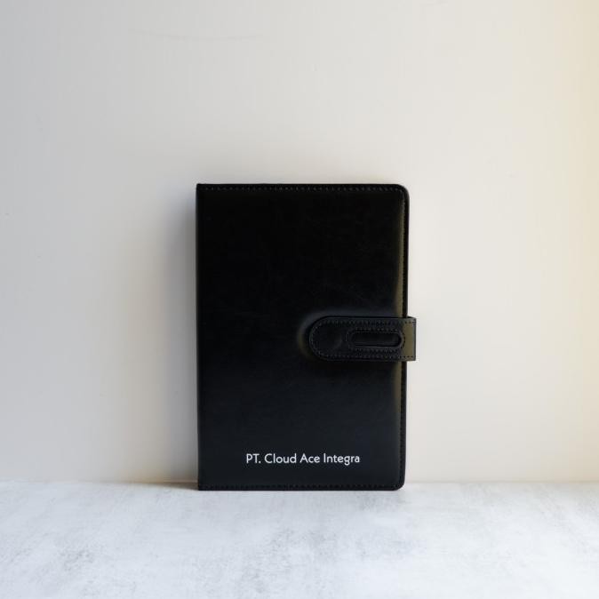 

New!! Notebook A5 Custom Leather Cover Buku Agenda Kerja Kulit Premium