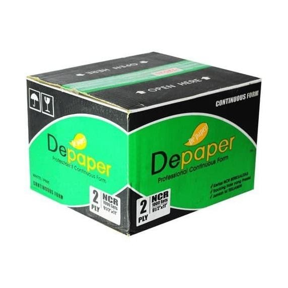 

BEBAS ONGKIR - KERTAS NCR / KERTAS CONTINUOUS FORM 2 PLY 9 1/2" x 11 DEPAPER