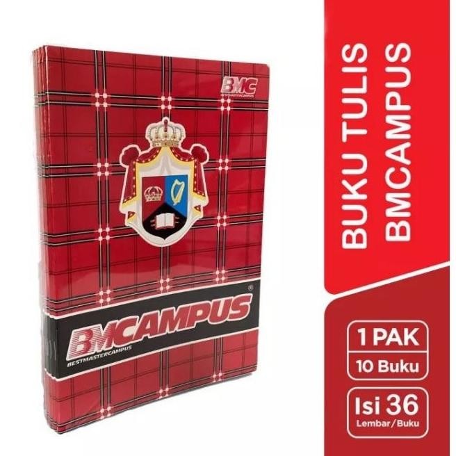 

Sale!! Buku Tulis Bmc Campus 36 Lembar (1Pak/10Buku) / Bmcampus Boxy