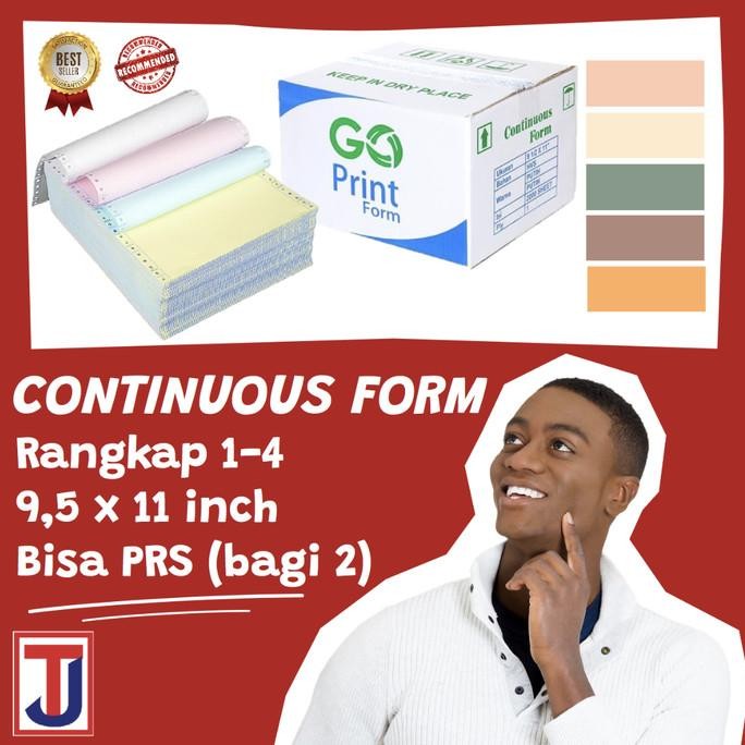 

TERMURAH - KERTAS CONTINUOS / CONTINUOUS FORM 1 / 2 / 3 / 4 PLY (ISI 500 LEMBAR)