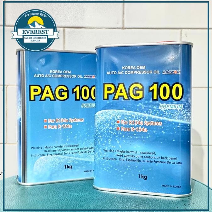 Oli Kompresor Compressor AC Mobil R134 R134a PAG 100 Doowon