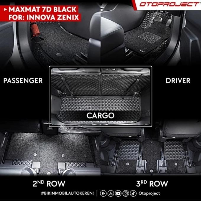 Karpet 7D MAXMAT Kijang Innova ZENIX Q HYBRID 2023 Ready Stock