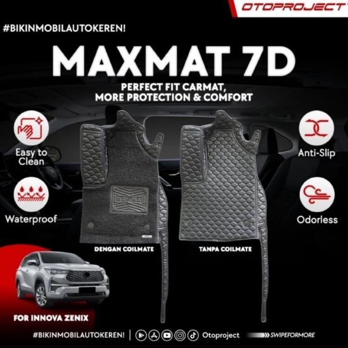 Karpet 7D MAXMAT + Coil Mat Kijang Innova ZENIX Q HYBRID 2023