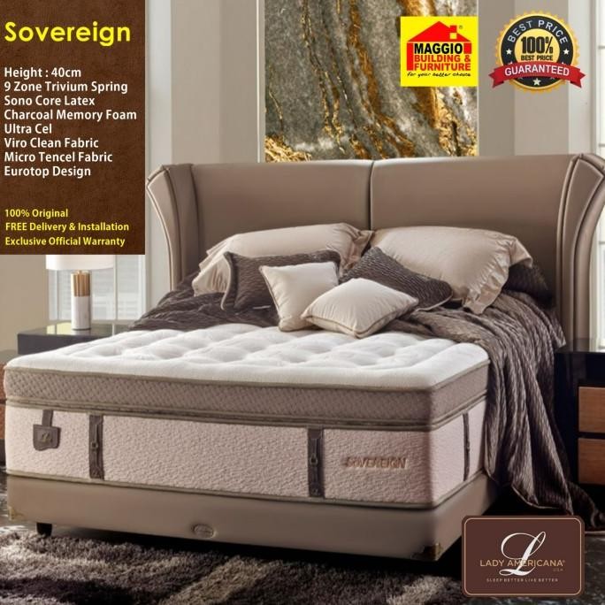 Murah Kasur Lady Americana - Kasur Springbed Latex - Sovereign - Lady
