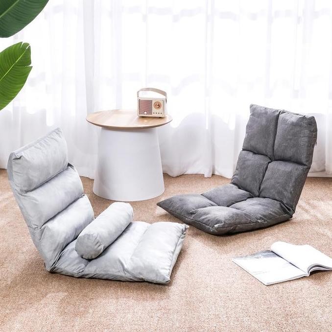 Murah Vusign Deli Folding Sofa E494X - Lazy Sofa Kursi Lesehan Lantai 5 Posisi Sandar, Furniture Min