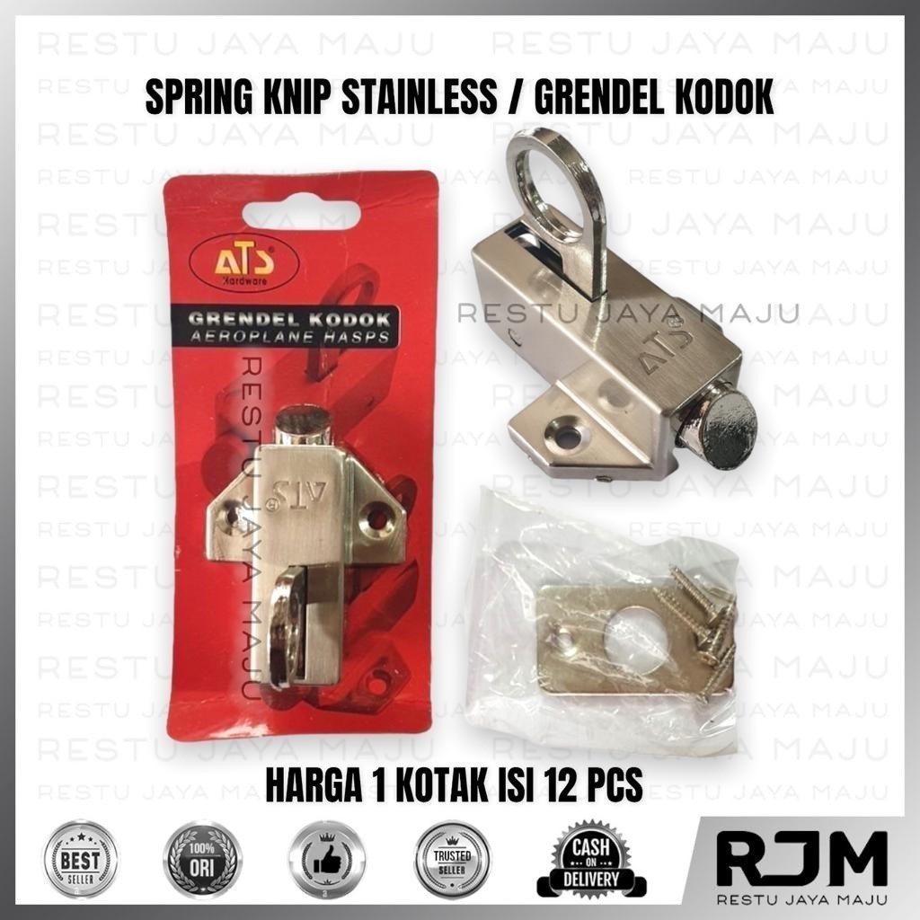 [24 pcs]  ATS Spring Knip Knife Grendel Kodok Jendela Aeroplane Hasps Bolt