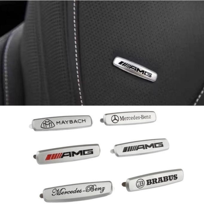 EMBLEM CAR SEAT MERCEDES BENZ AMG MERCEDES BENZ EMBLEM KURSI JOK MOBIL ASLI