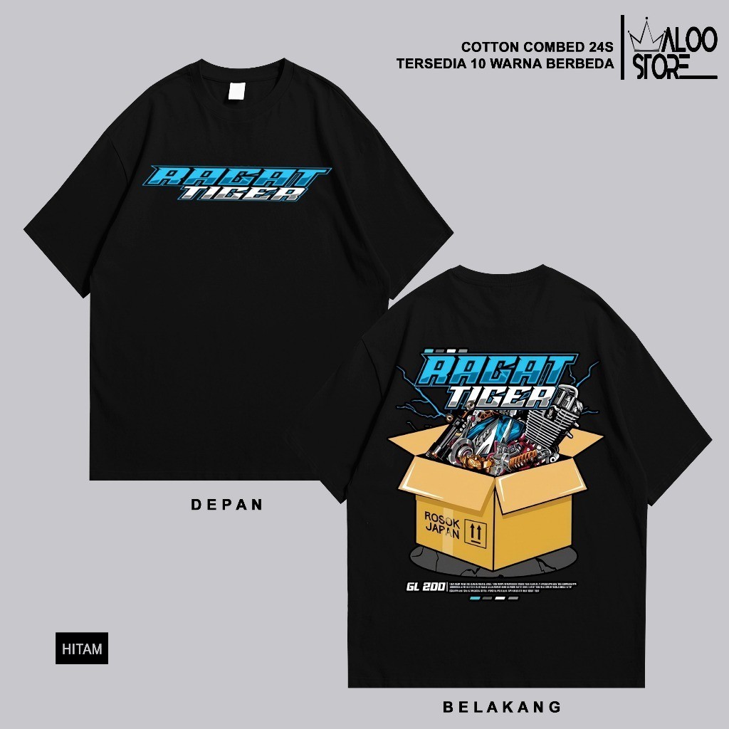 DENZ CLOTHES - Baju Kaos Honda Ragat Tiger 2000 Gank Gang Revo Lama Herek Herex Distro Original
